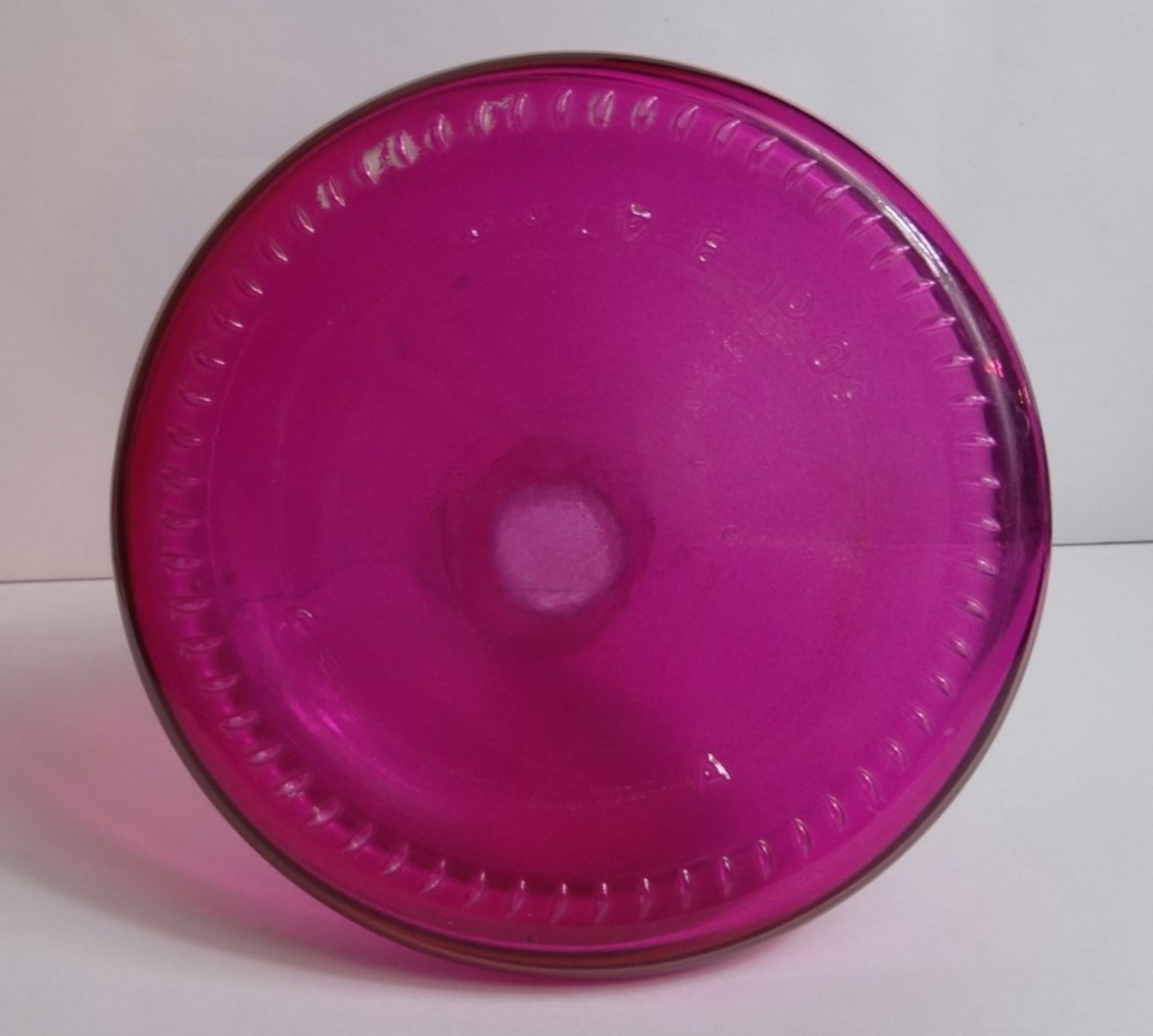 Kunstglasvase in Form eines Becherglases, H-14cm - Bild 5 aus 6