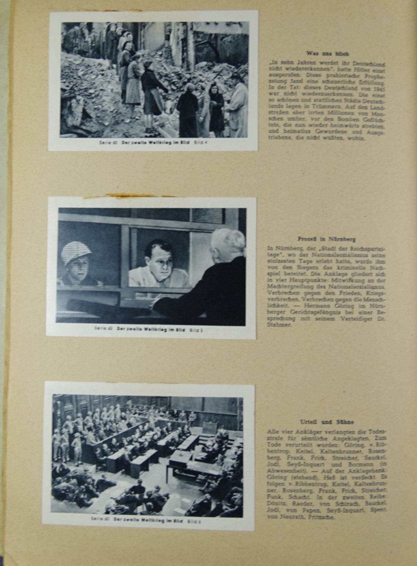 2 Sammelalben, Der Zweite Weltkrieg im Bild, Eilebrecht Cigaretten-Fabriken A.G., Baden-Baden, - Bild 8 aus 9