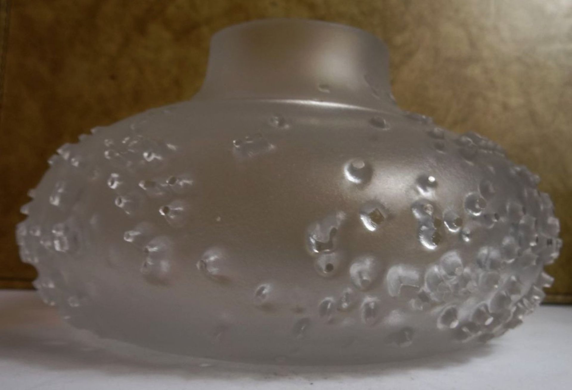 flache Vase mit Noppen "Peill", H-12 cm, D-21 cm - Bild 5 aus 9