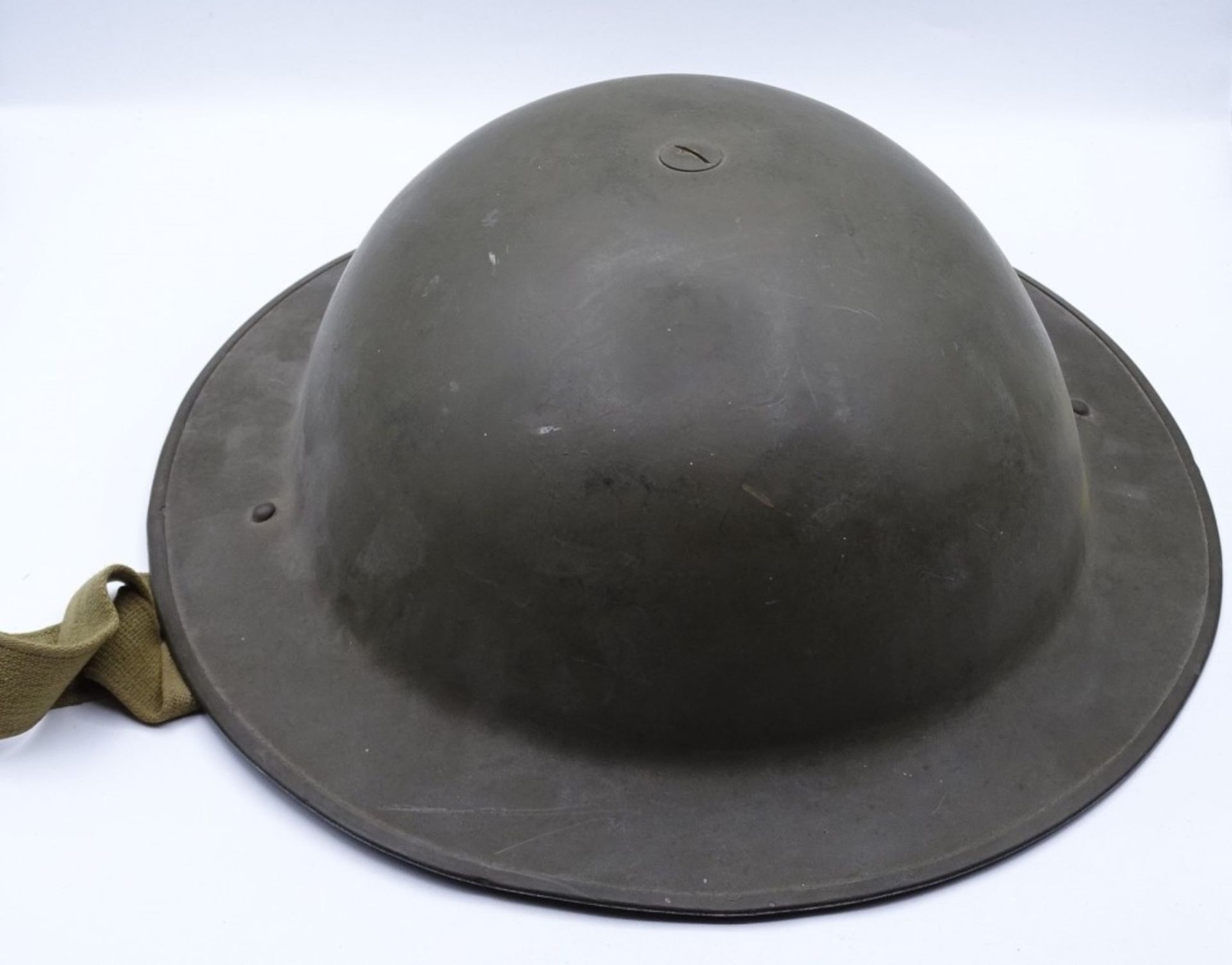 Britischer Stahlhelm (Tellerhelm) 2.WK, komplett - Bild 3 aus 6