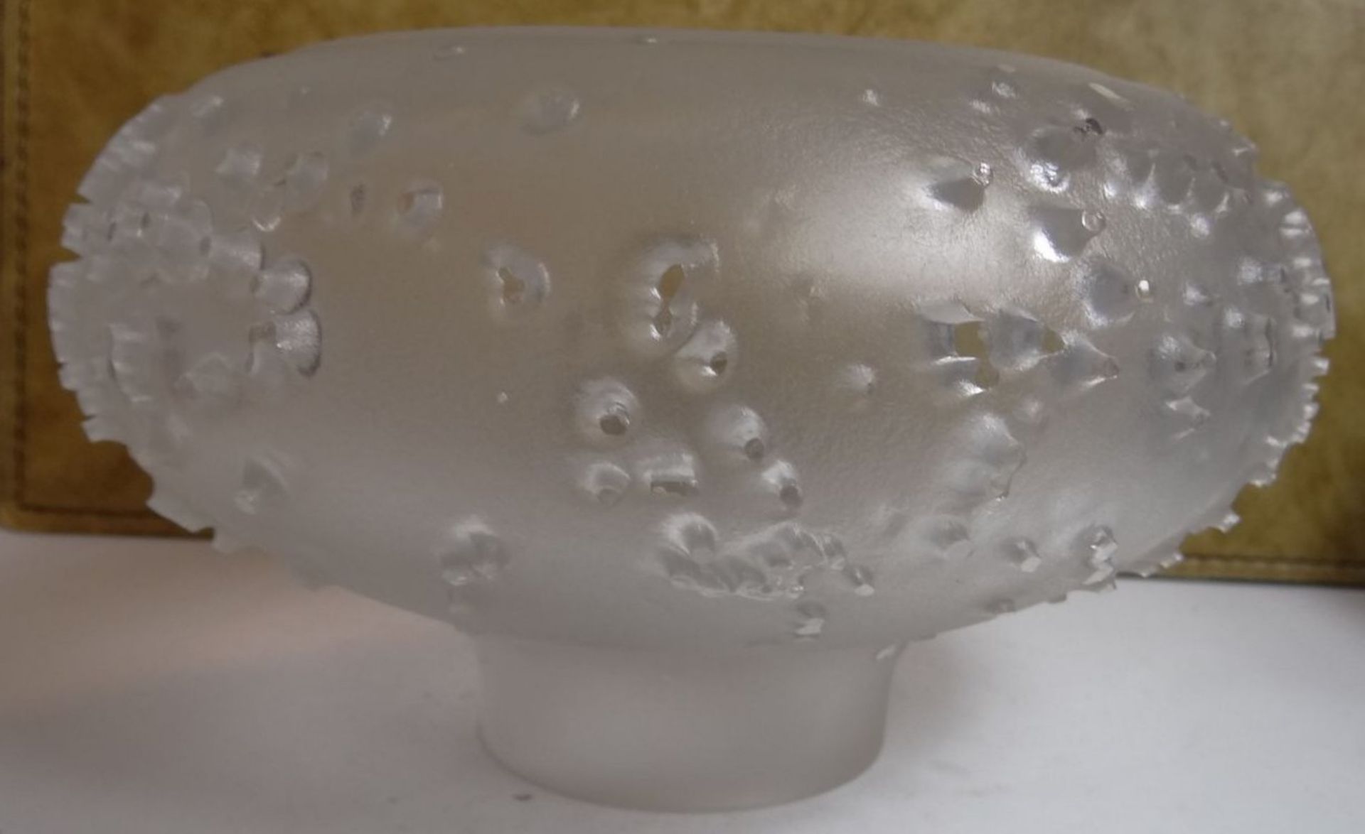 flache Vase mit Noppen "Peill", H-12 cm, D-21 cm - Bild 7 aus 9