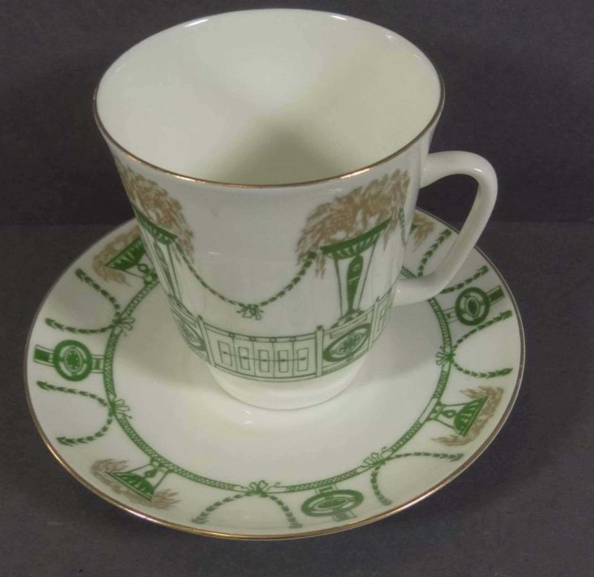 Jugendstil-Kaffeetasse "Lomonossov-St. Petersburg" - Bild 2 aus 5