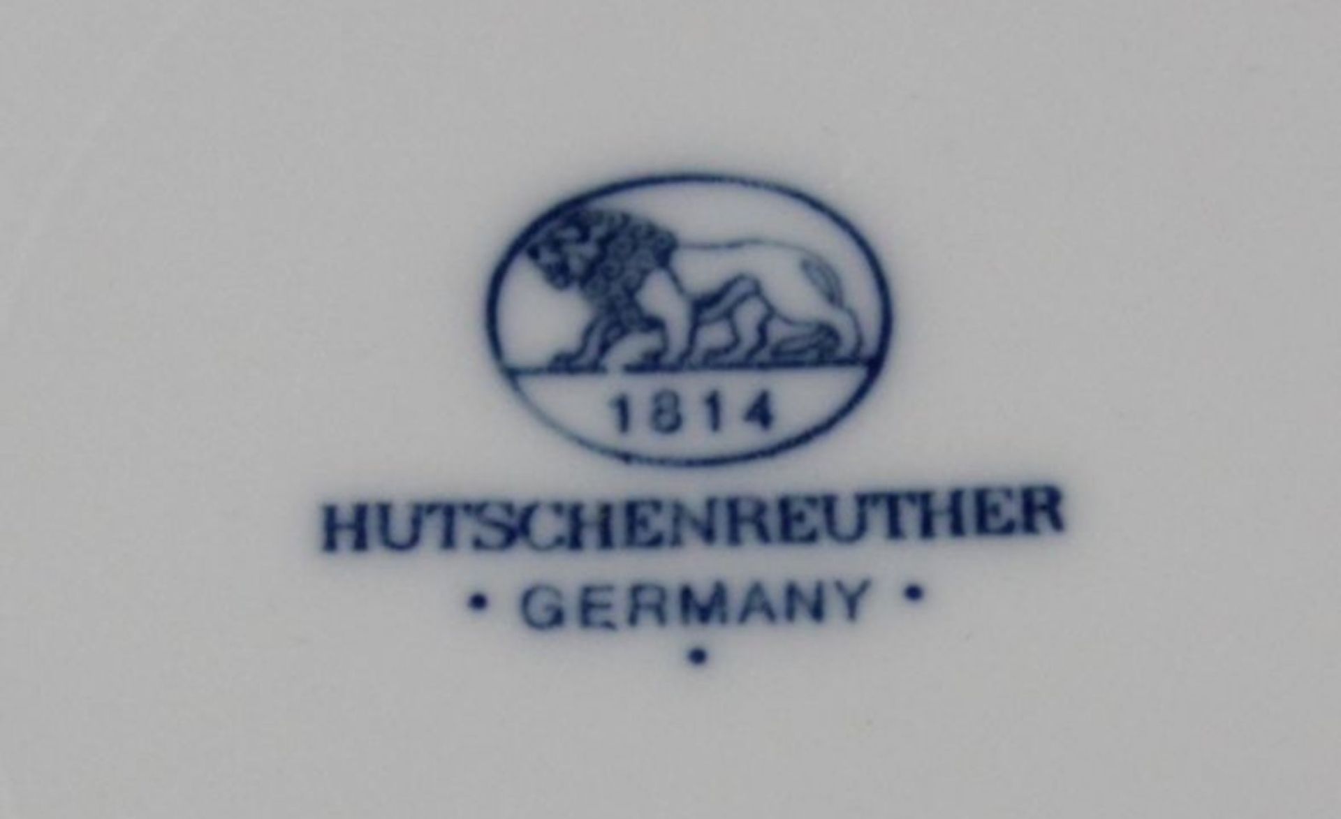 6x Speiseteller, Hutschenreuther, Zwiebelmuster, D-25cm. - Image 2 of 2