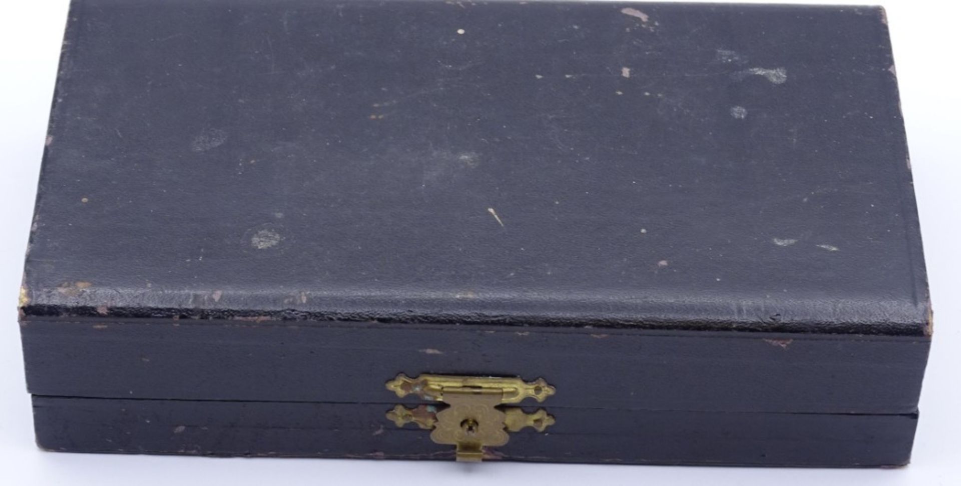 6x Löffel in Kasten, Silber 0.800, Initialen WM, zus.145,7 g.,L- 14cm,Wilkens - Bild 5 aus 5