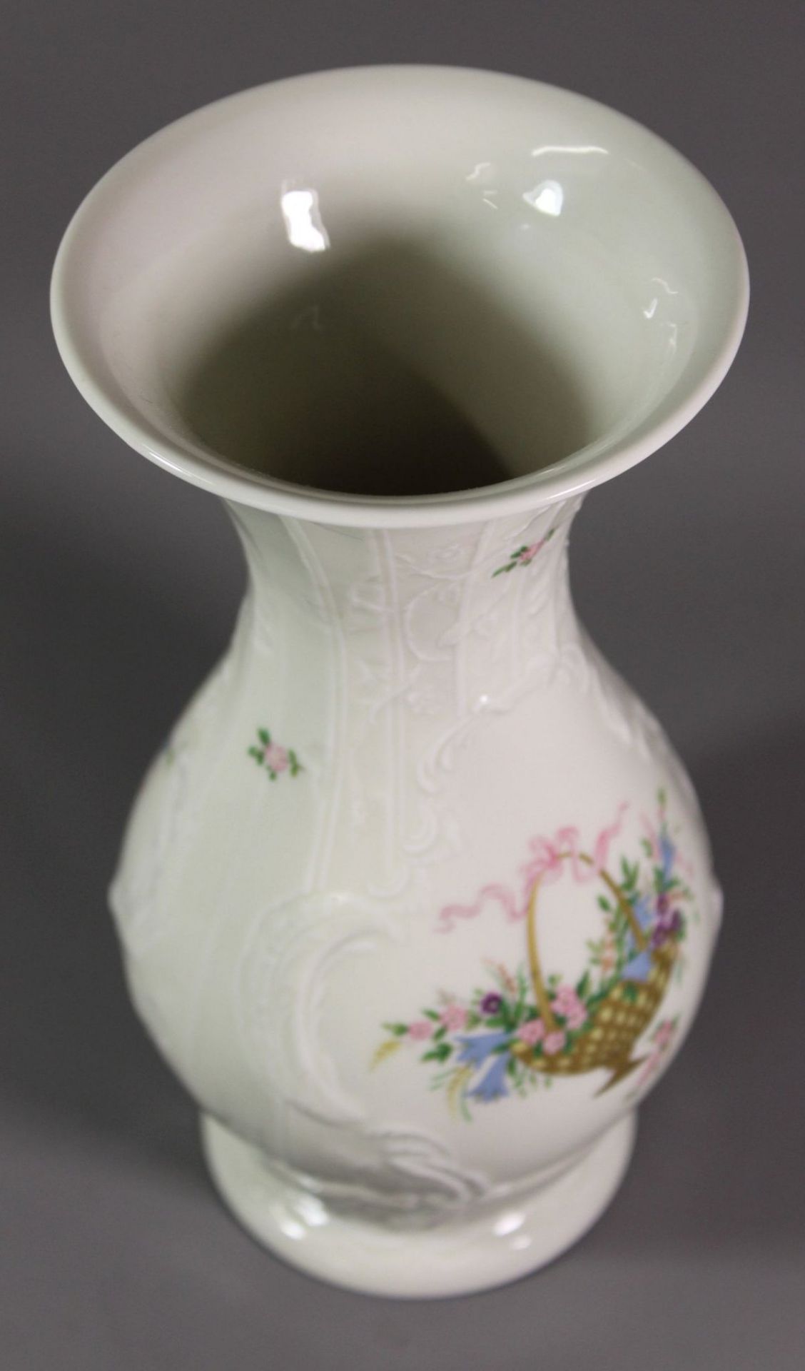 Vase, Rosenthal, Blumenkorb, H-23cm. - Image 3 of 4