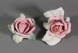 2x Tischblüten, ENS, ca. H-6cm.