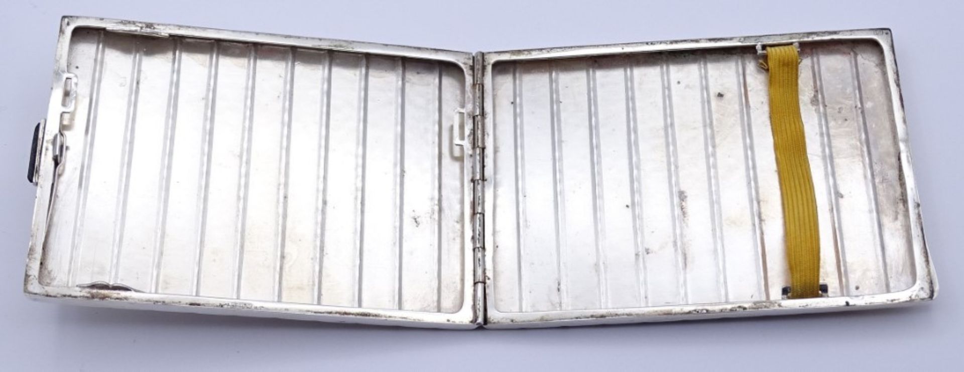 Großes Zigaretten Etui,Silber 0.835, 162,7 g.,11,5 x 8,0cm - Bild 3 aus 4