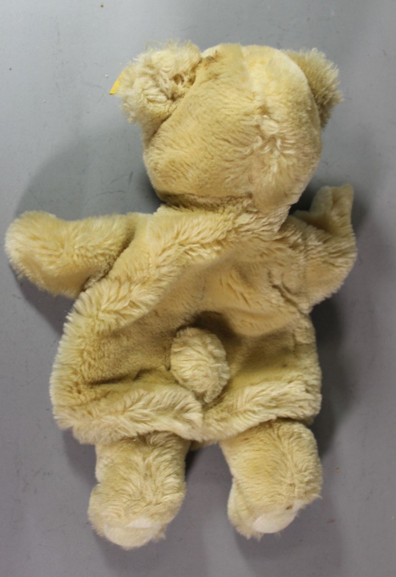 Handpuppe, Teddy, Steiff, Knopf u. Fahne, Nr. 6485/32 - Image 3 of 3