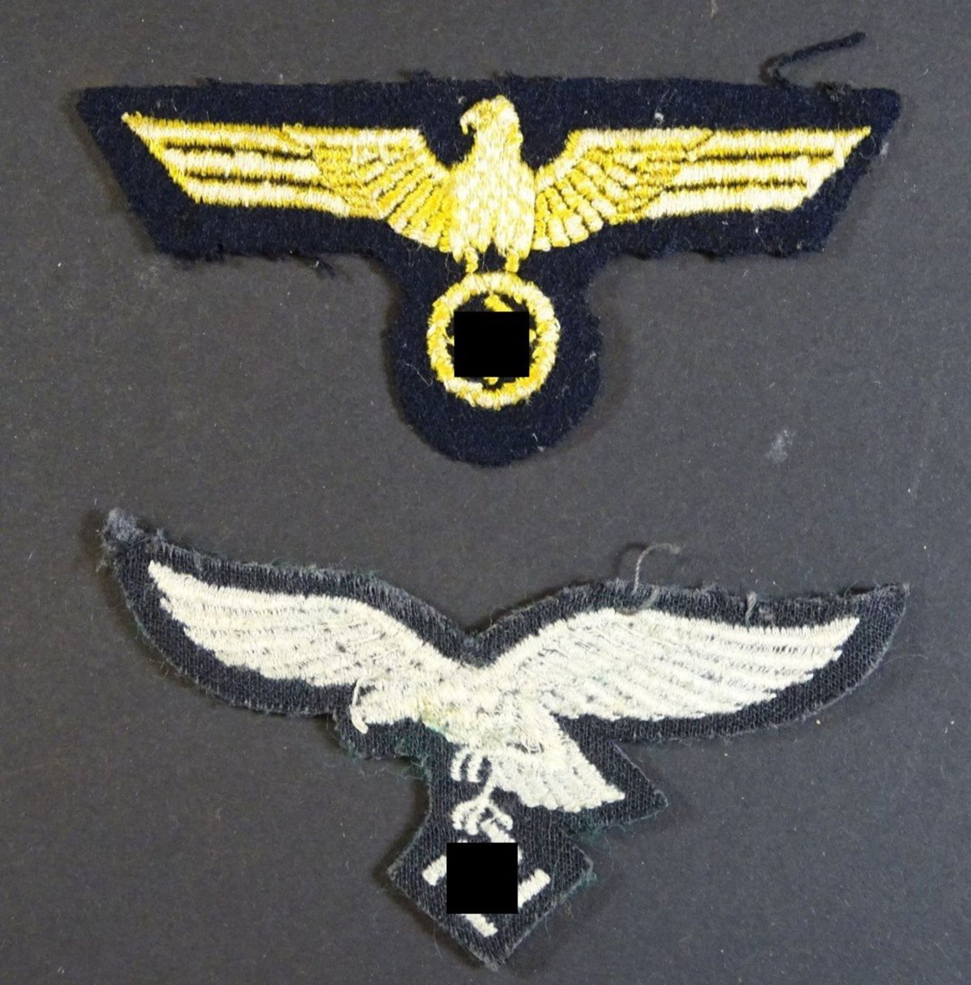 3 Stoffabzeichen, 2 x 3. Reich - Image 5 of 7