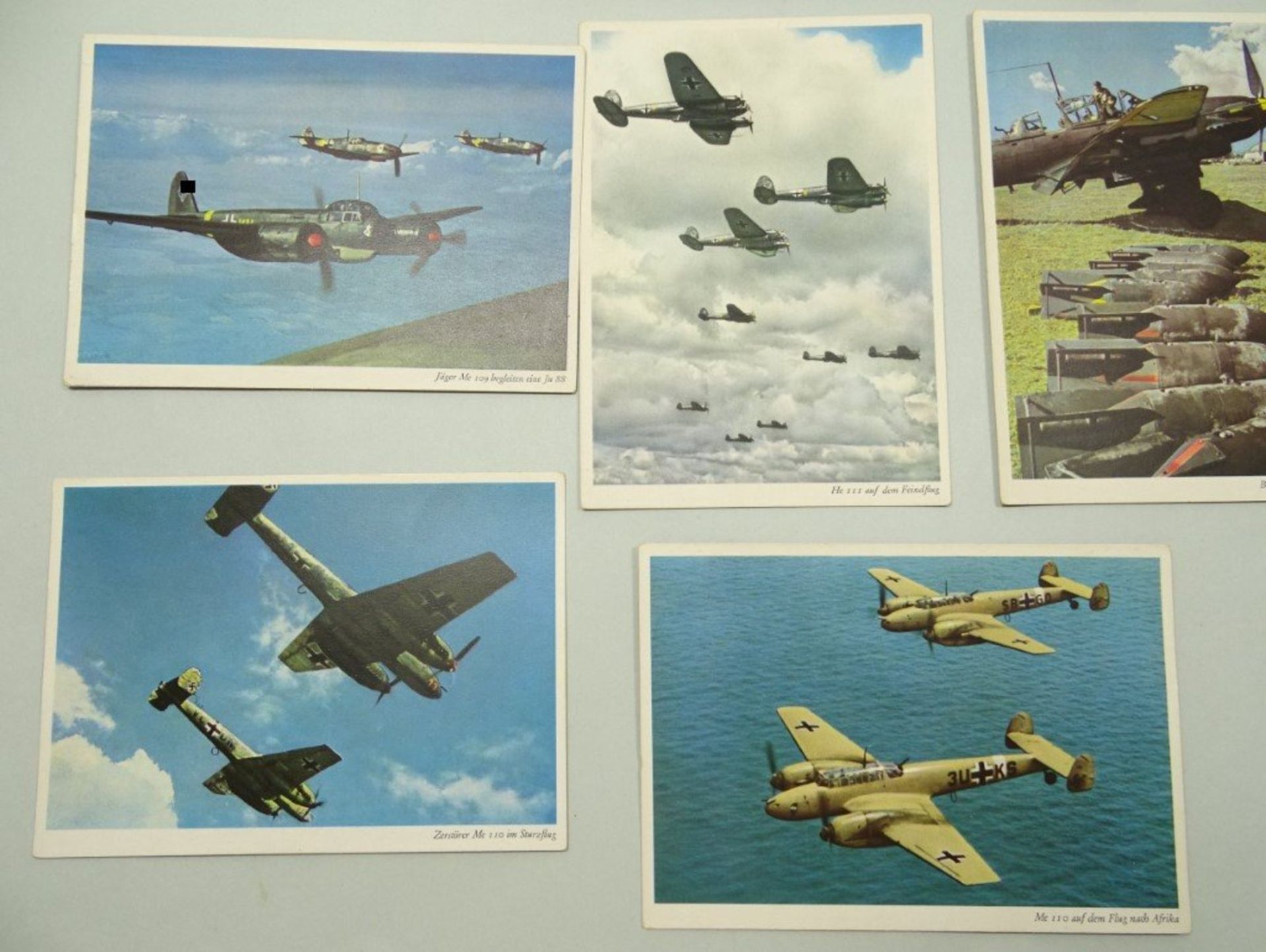 Konvolut Fotopostkarten Flugzeuge 3. Reich, ungelaufen - Bild 3 aus 4