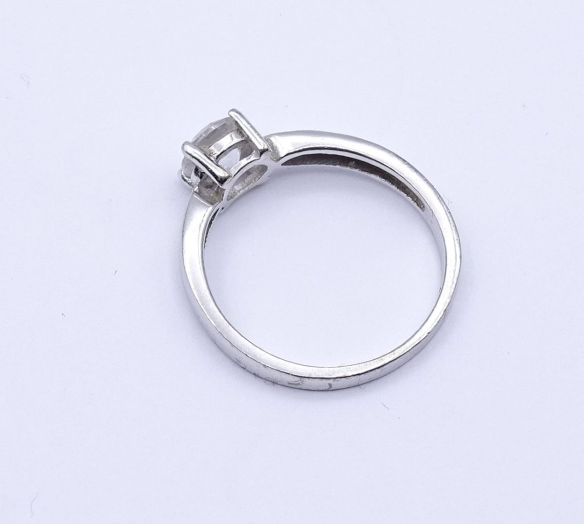 Silber Ring mit Zirkon, Sterling Silber 0.925, 2,4 g., RG 59 - Image 3 of 3