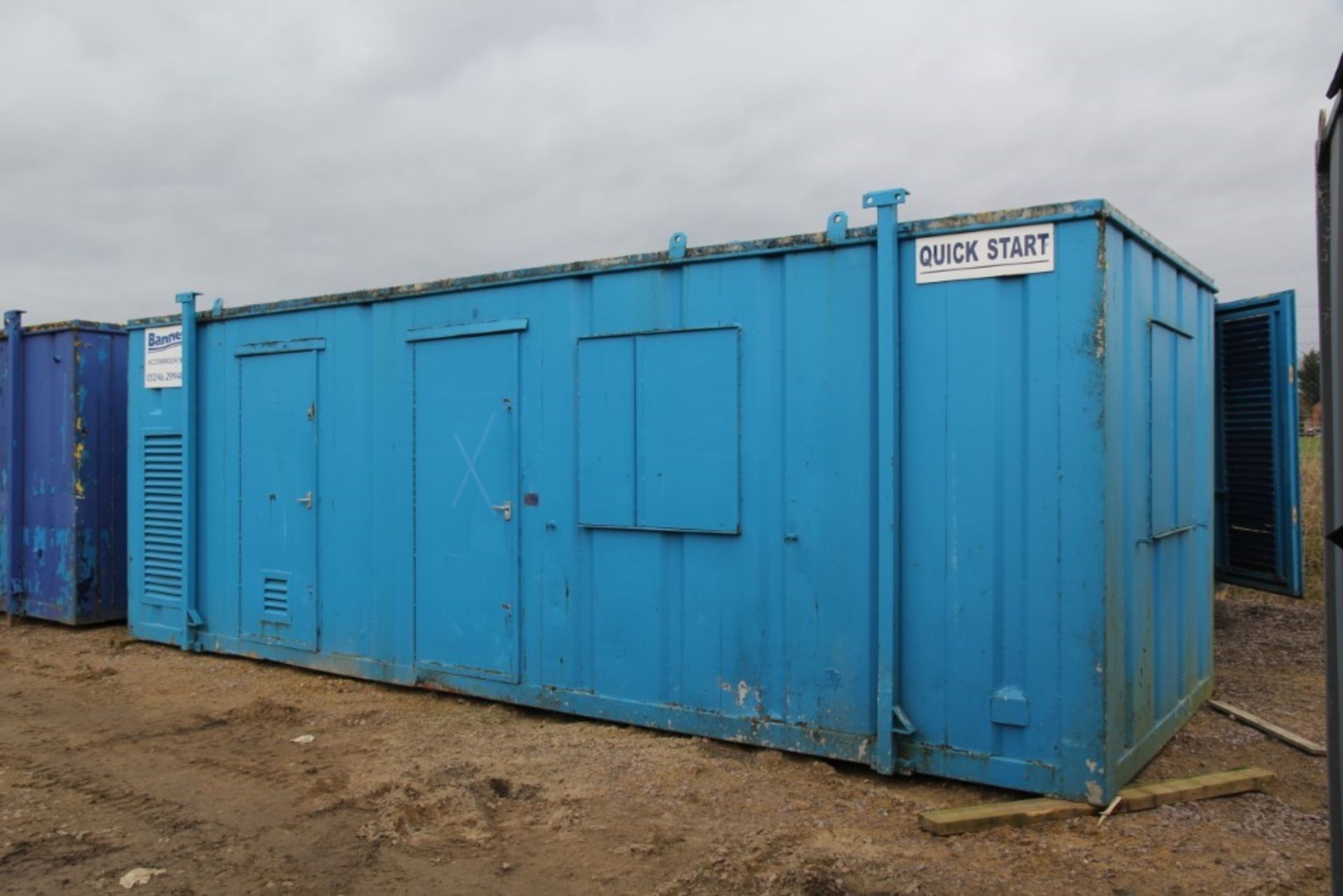 Secure Site Welfare Cabin / Portable Building with Generator