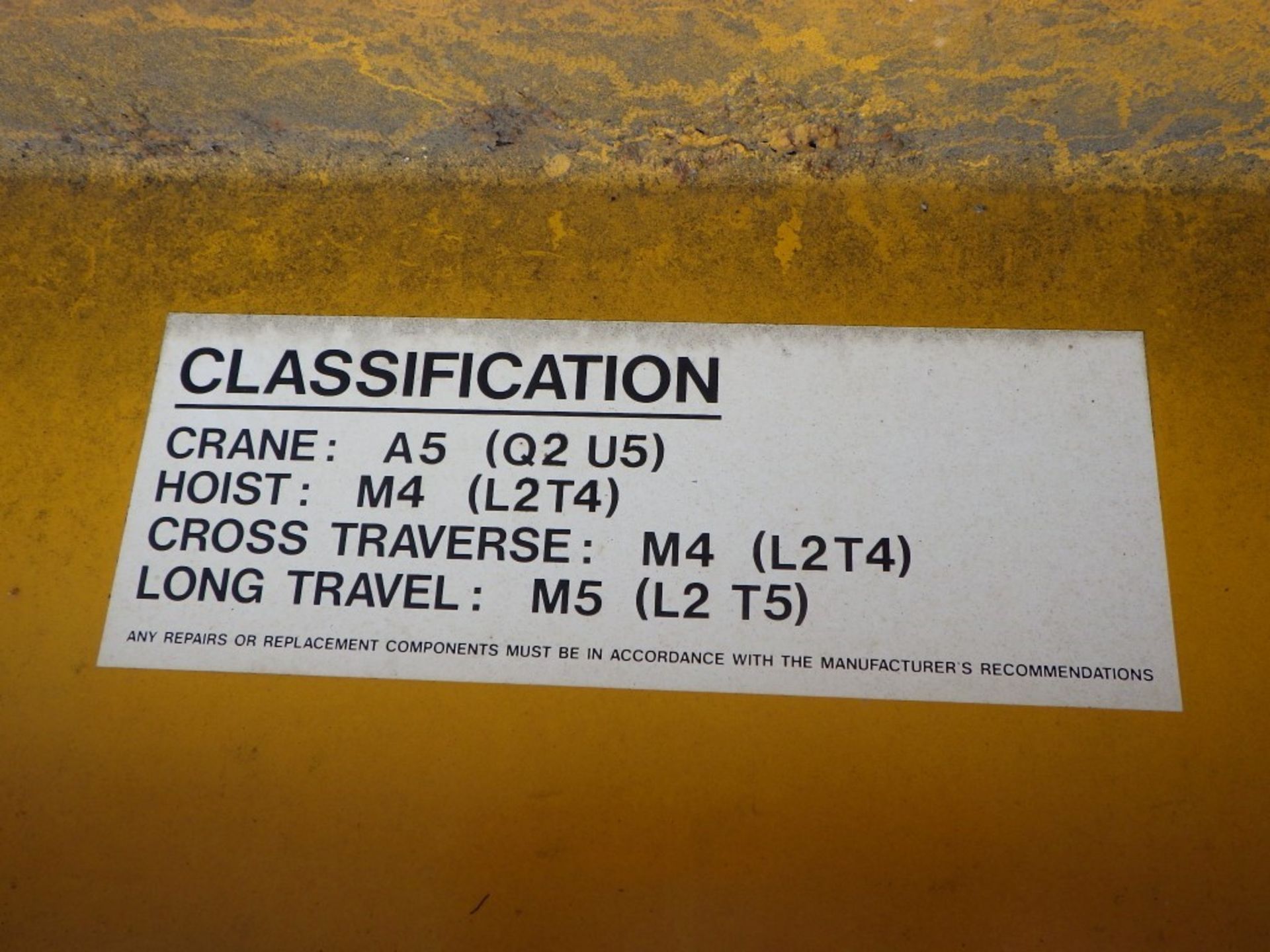 Overhead Gantry Crane (1.5tonne) - Image 3 of 12