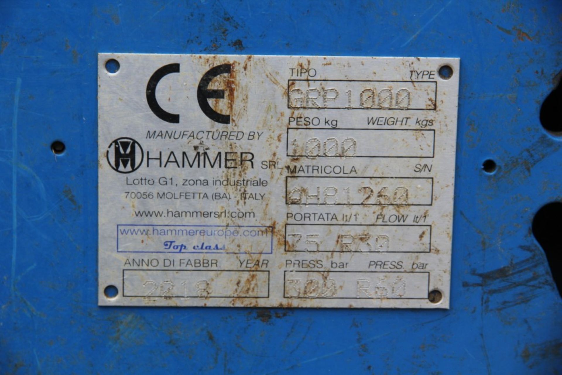 Hammer GRP1000 Rotating Selector Grab (To Suit Excavator) - Image 5 of 10