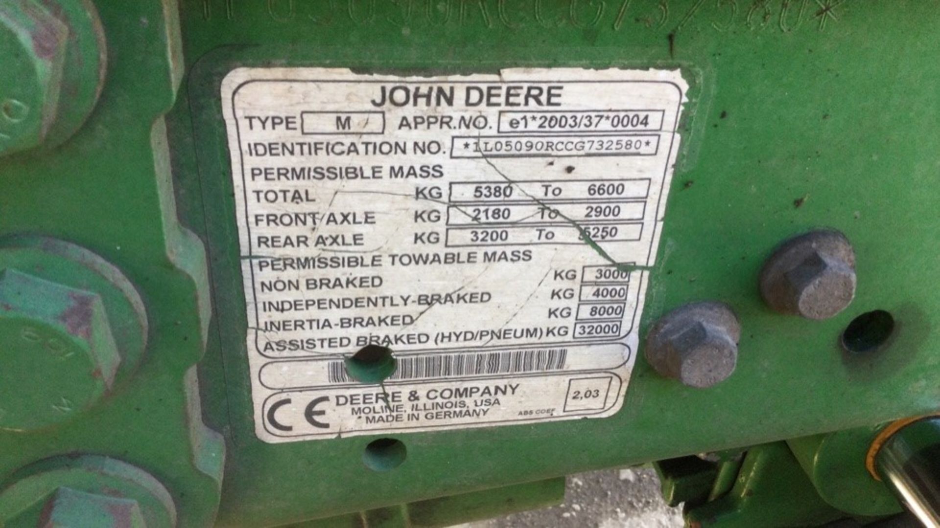 2012 John Deere 5090R 4wd Tractor, Front Linkage & PTO, Loader Bracket - Direct Council - Image 11 of 21