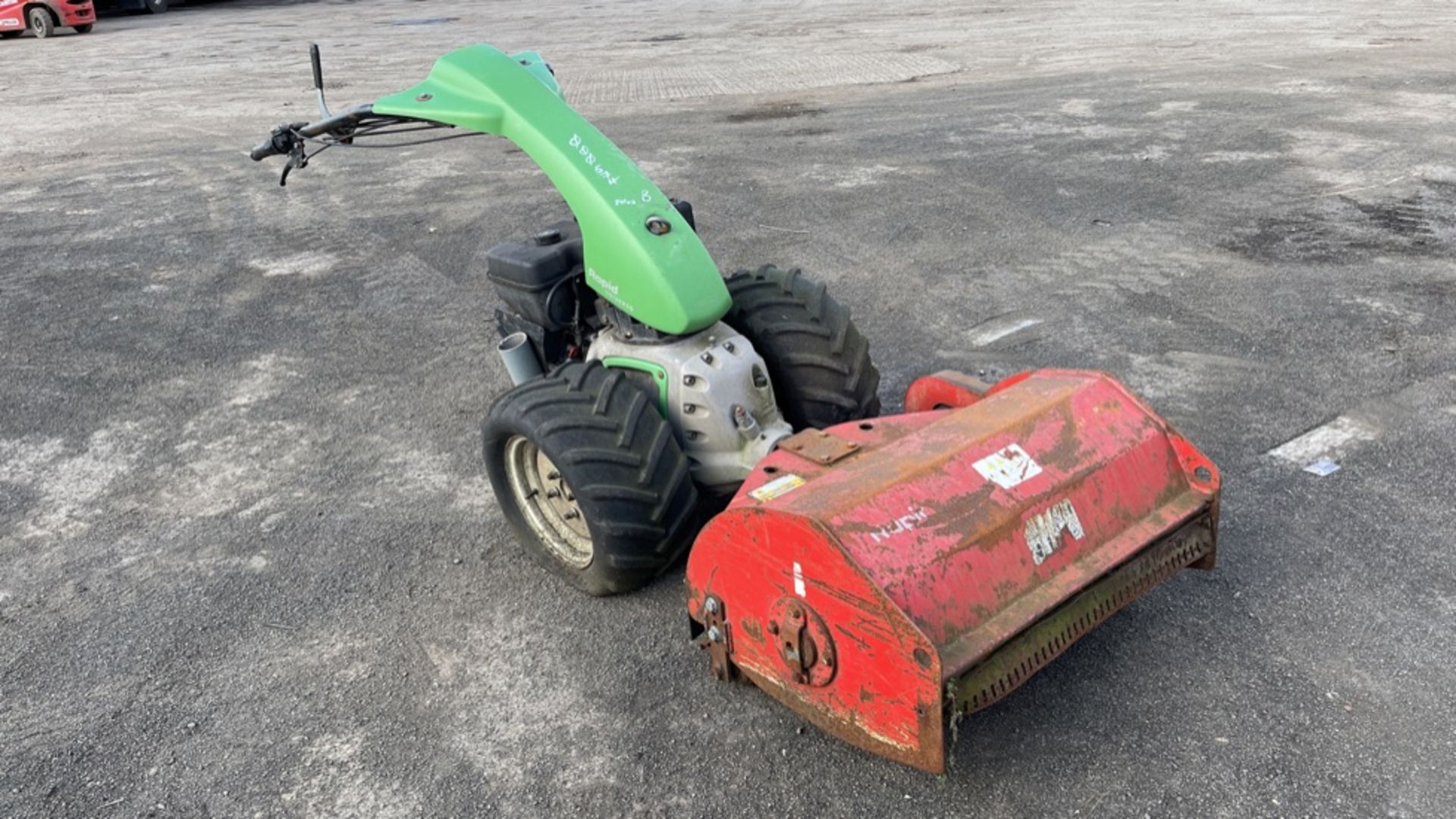 Rapid Universo 1500 2 Wheel Tracor & Flail Mower - Image 2 of 10