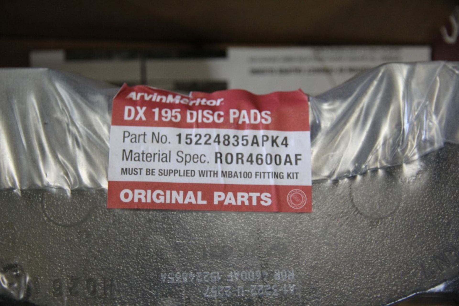 Meritor DX 195 Brake Pads / Kit (13 of) - Image 2 of 3