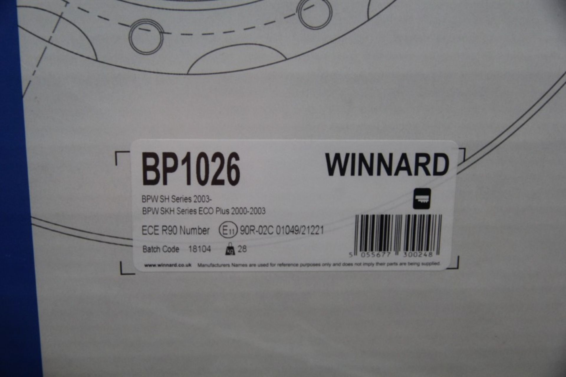 BPW / Winnard Brake Disc (12 of) - Image 2 of 2