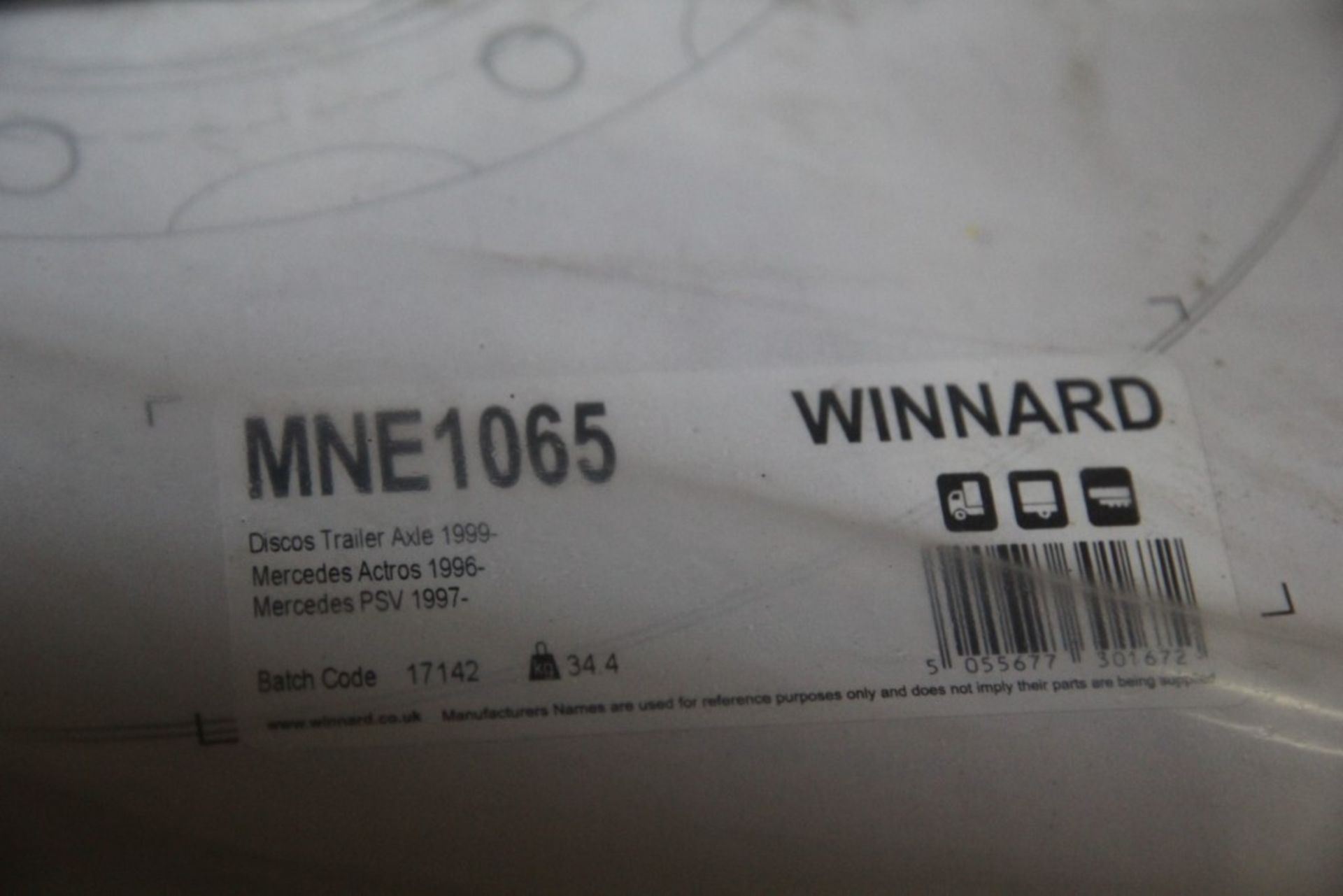 Knorr-Bremse / Winnard Brake Disc (6 of) - Image 2 of 2