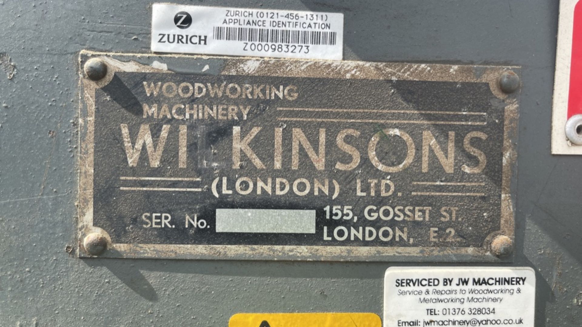 Wilkinsons Wadkin Band Saw. - Image 7 of 8