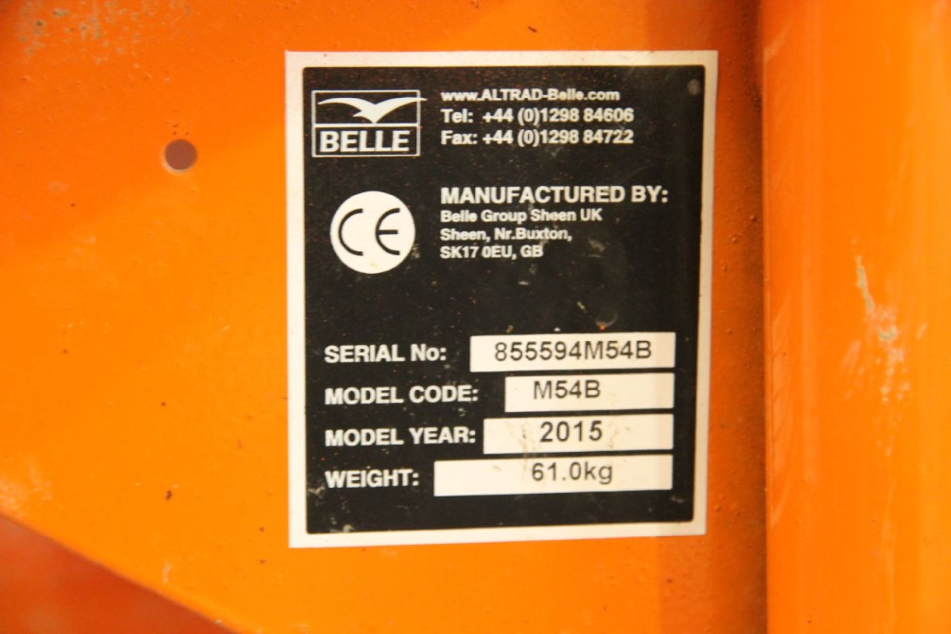 Altrad Belle Minimix 150 Petrol Cement Mixer - Image 6 of 7