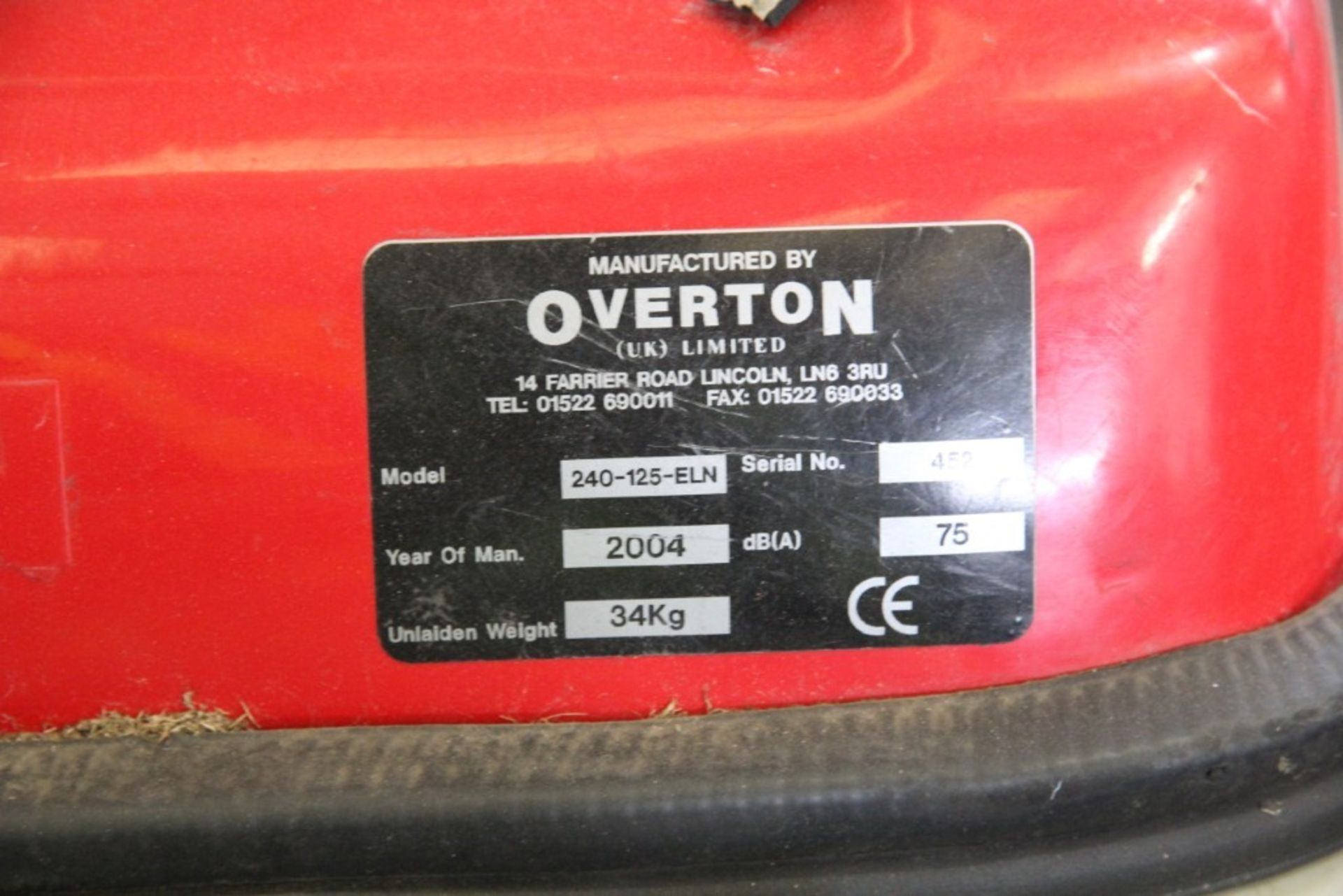 Overton 240-125-ELN Wheelie Bin Petrol Vacuum Cleaner / Leaf Collector - Image 6 of 6