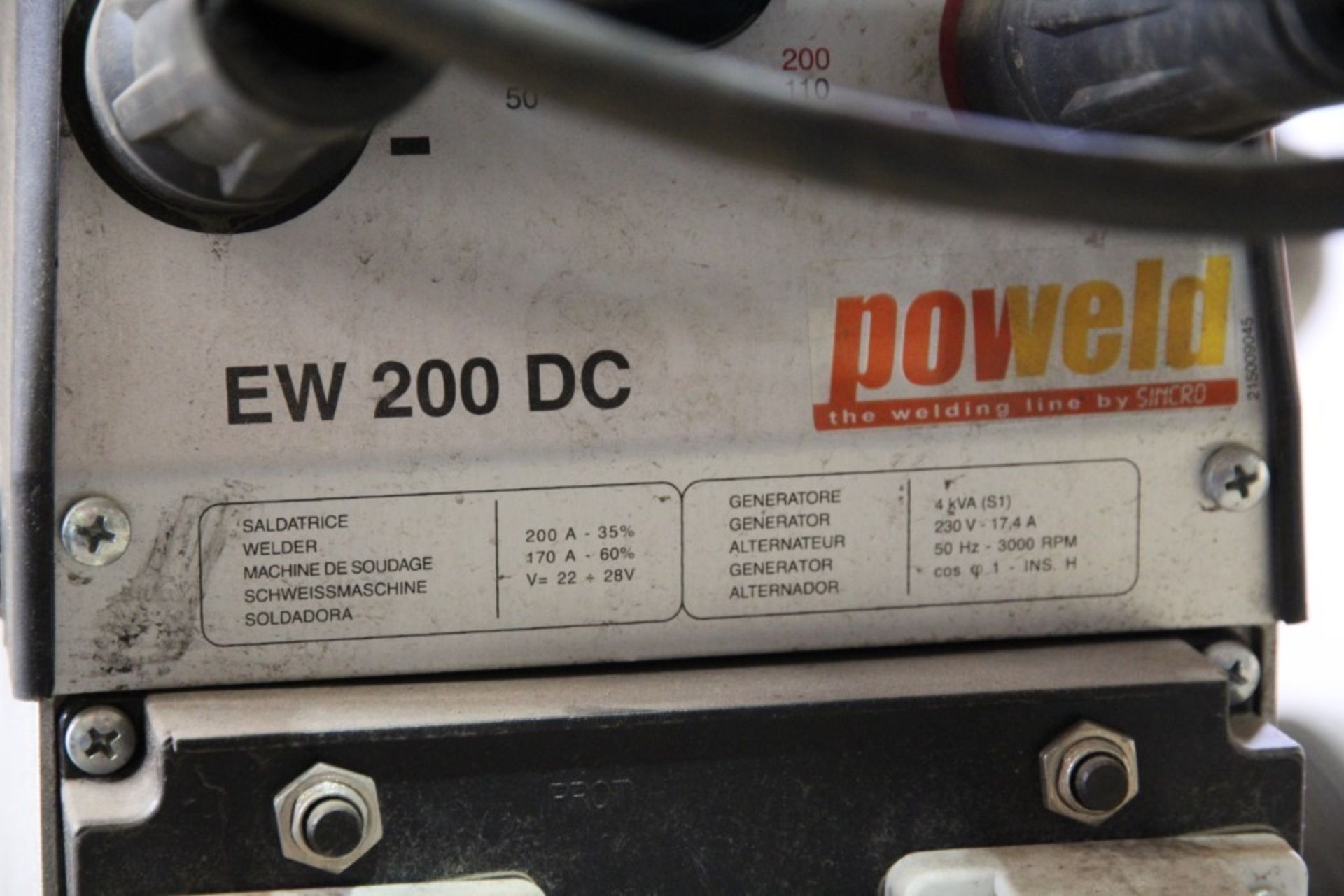 Stephill Generators 4kVA 200 Amp DC Petrol Welder / Generator - Image 7 of 11