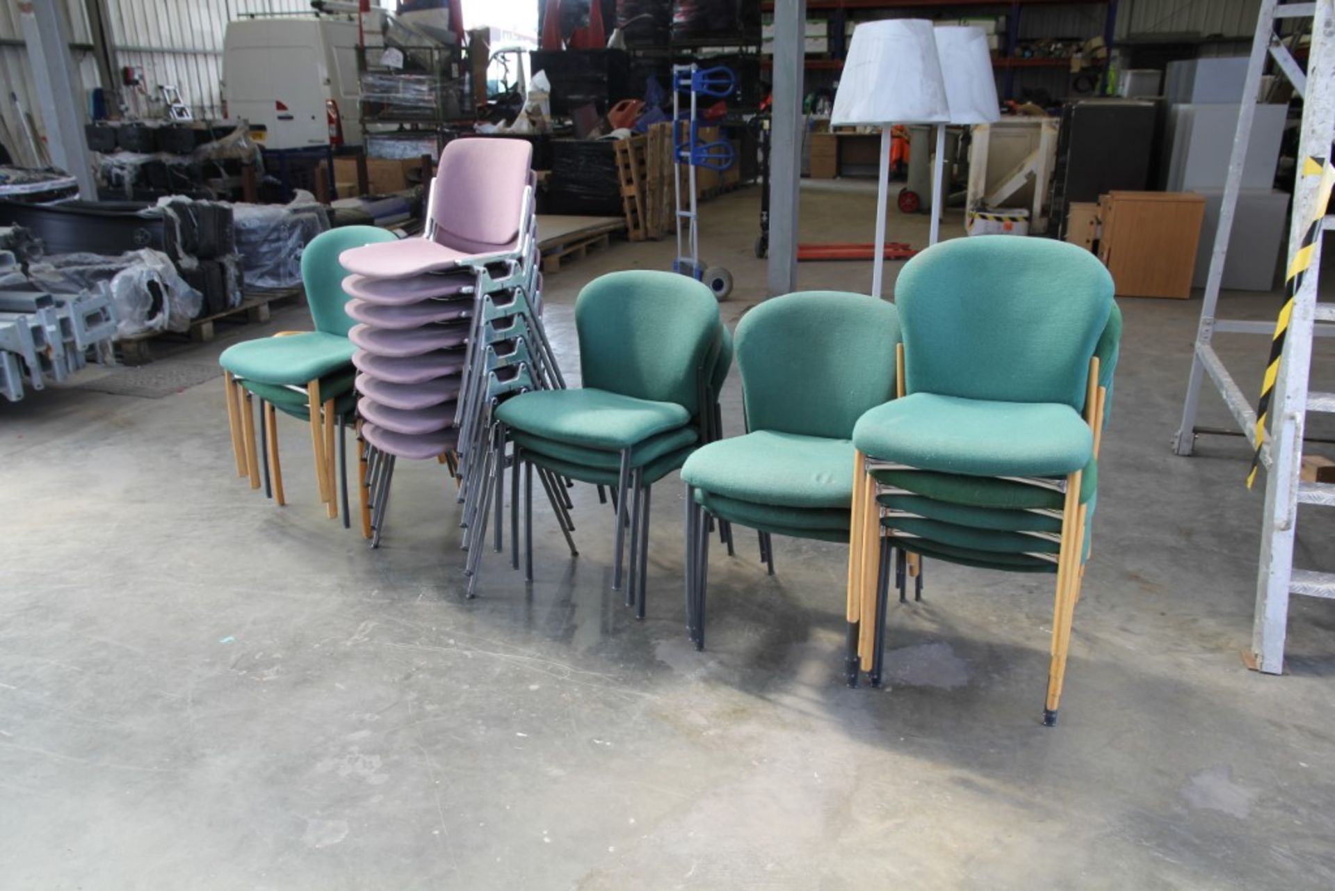 Mixed Office Chairs & Lamps