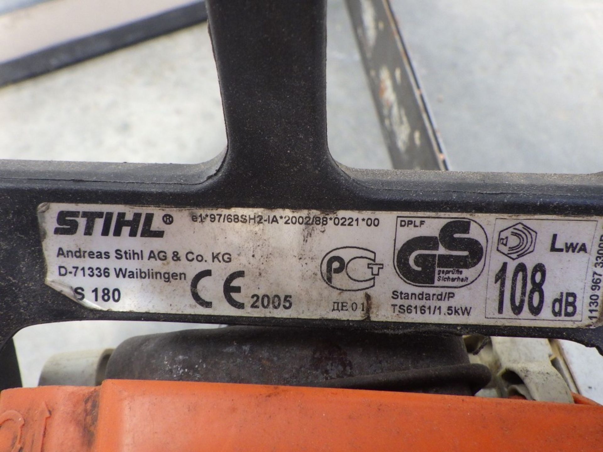 Stihl MS 180 Petrol Chain Saw - Image 5 of 7