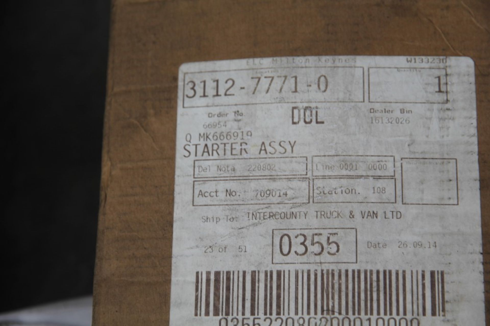 Mitsubishi Fuso Parts (1 box) - Image 9 of 10