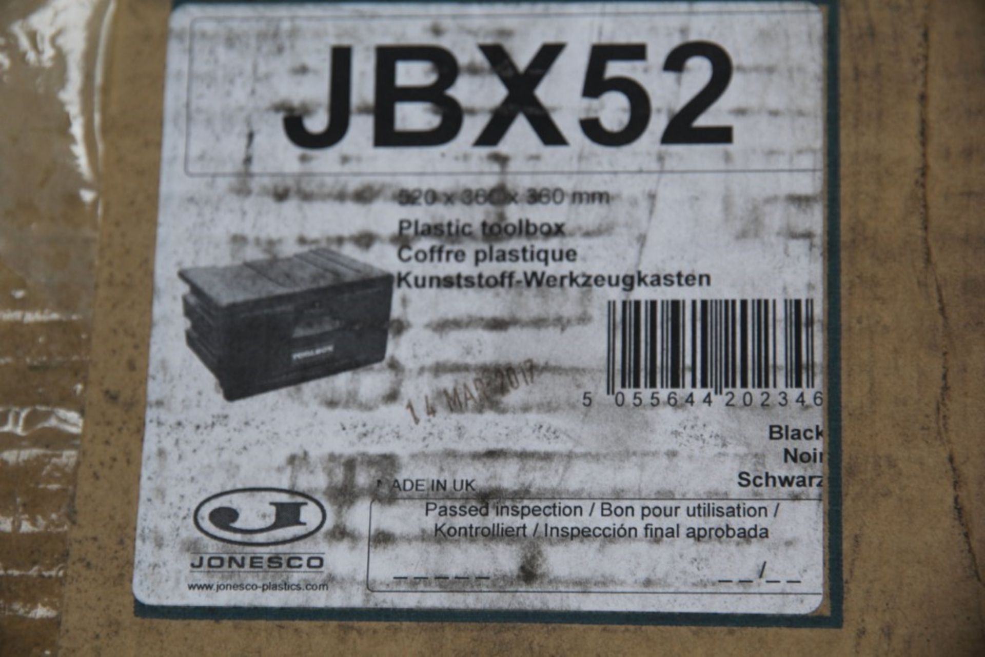 Jonesco Plastic Toolbox to suit Truck / Trailer (3 of) - Image 3 of 3