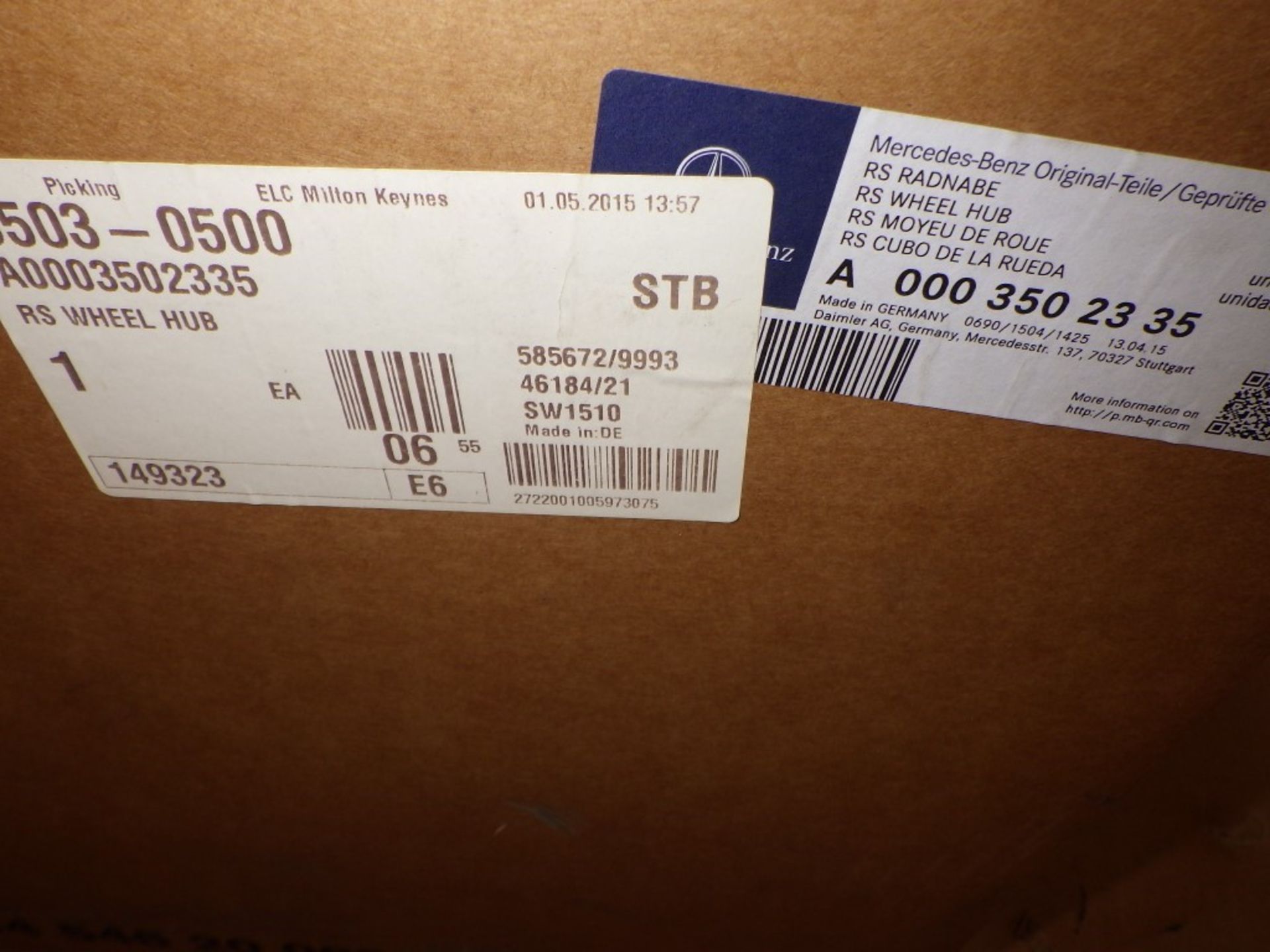 Mercedes-Benz TE5 Hub (1 Pallet) - Image 8 of 10