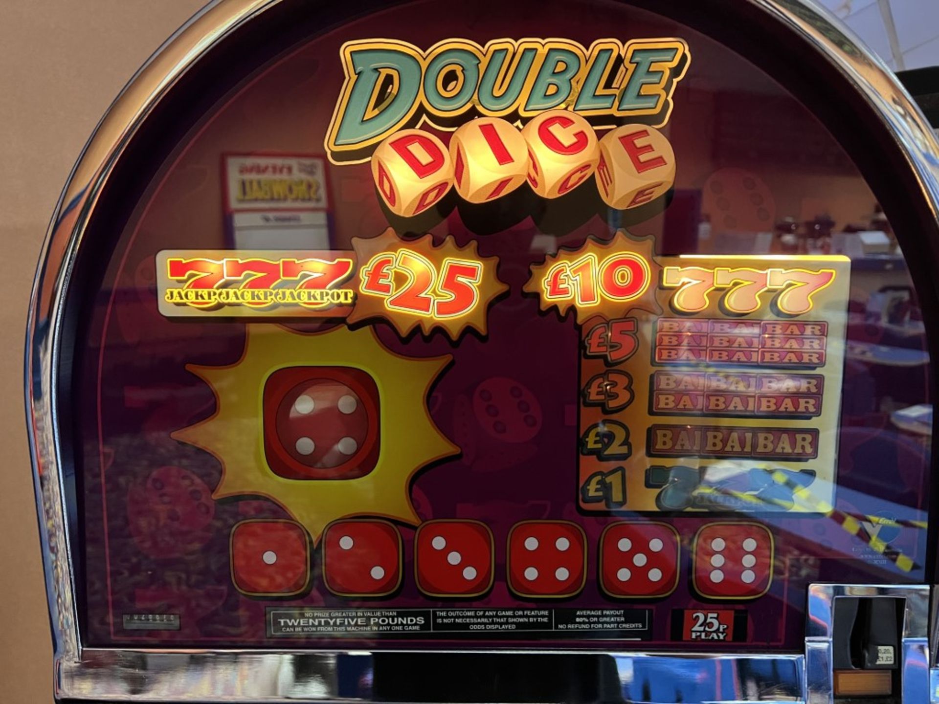 Errel by JVH Gaming, Double Dice Model, Fruit Machine - Image 2 of 4