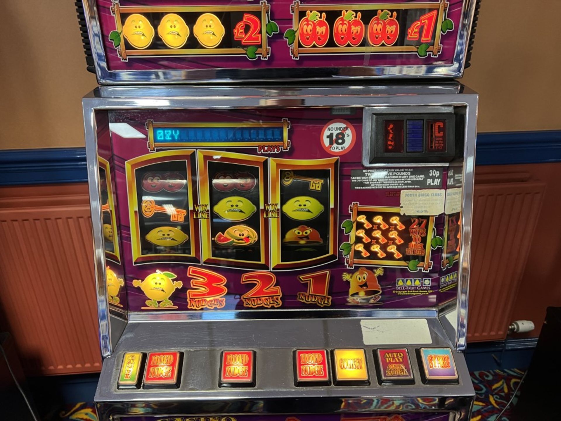 Bell Fruits,Casino Crazy Keys Model, Fruit Machine - Image 3 of 4