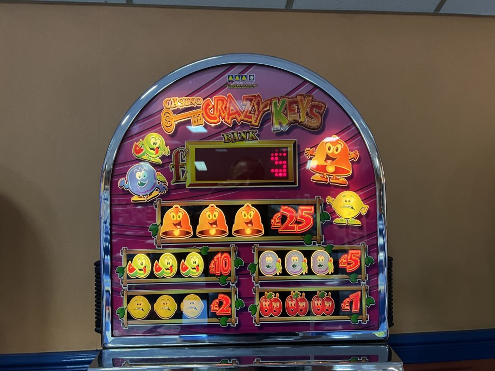 Bell Fruits,Casino Crazy Keys Model, Fruit Machine - Image 2 of 4