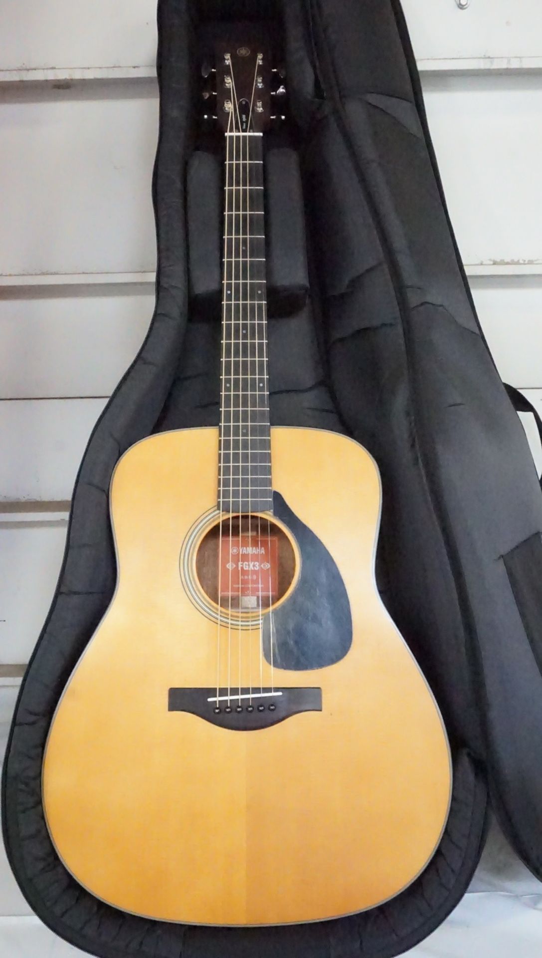 YAMAHA FGX3 ACOUSTIC-ELECTRIC GUITAR W/ YAMAHA BLACK SOFT CASE