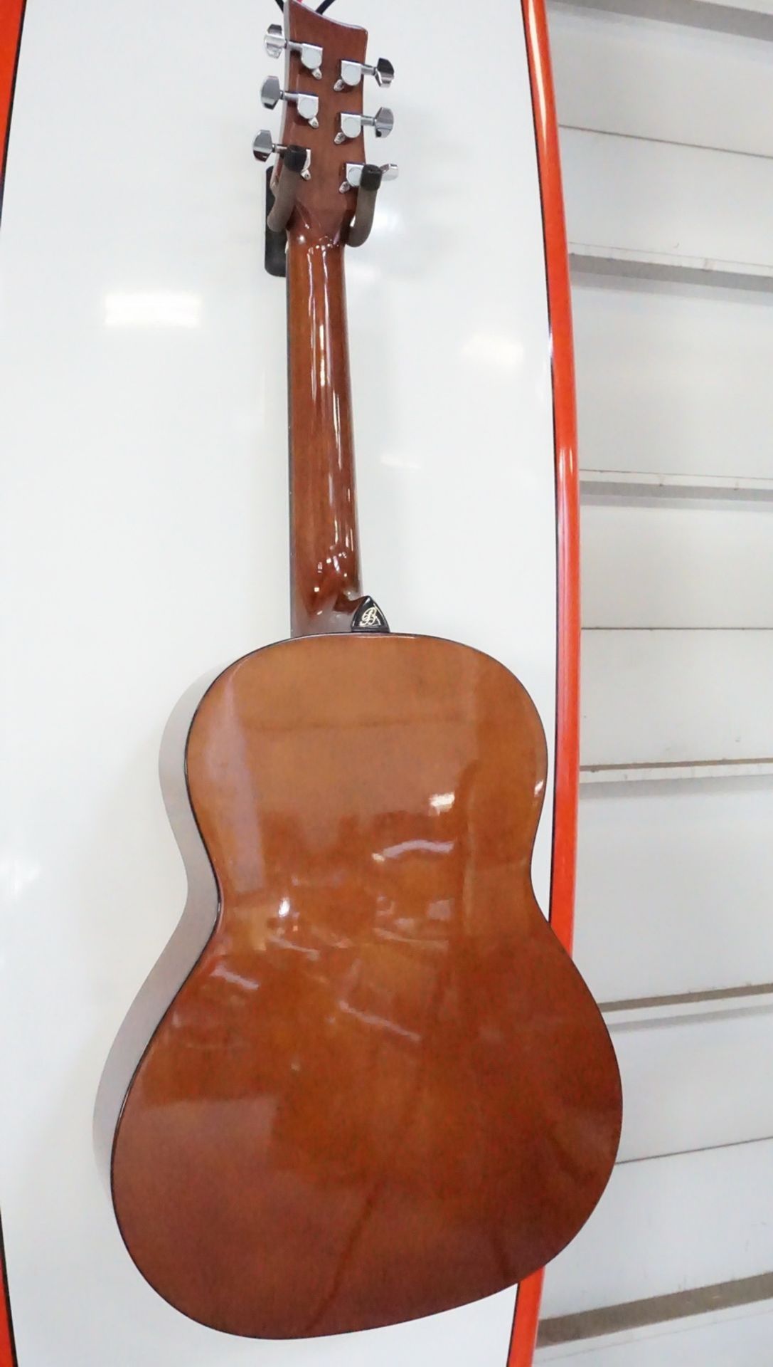 BEAVERCREEK BCTD601L 3/4 SIZE NATURAL (LEFT HAND) ACOUSTIC GUITAR W/ TAYLOR BROWN SOFT CASE - Image 3 of 4