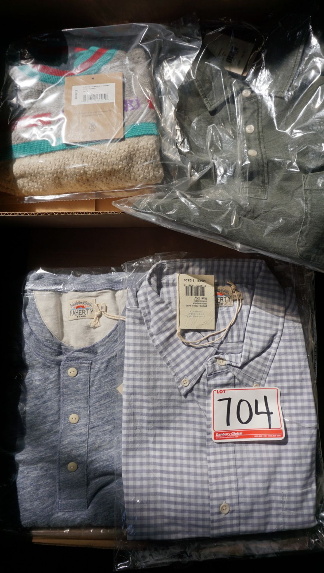 LOT - FAHERTY MENS DRESS SHIRTS & SWEATERS (72 PCS) - Image 5 of 7