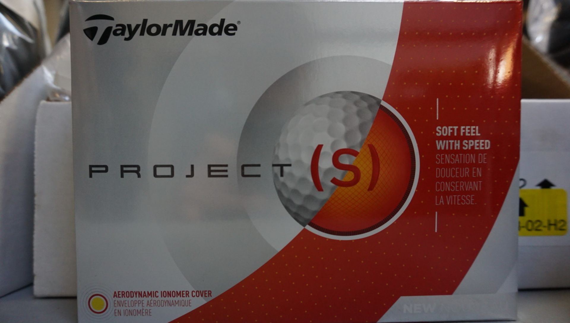 PACKS - TAYLORMADE PROJECT (S) GOLF BALLS -BRANDED (12 BALLS / PACK) (156 BALLS TOTAL) - Image 2 of 2