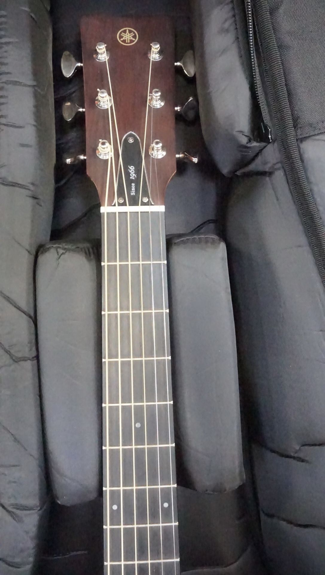 YAMAHA FGX3 ACOUSTIC-ELECTRIC GUITAR W/ YAMAHA BLACK SOFT CASE - Image 3 of 5