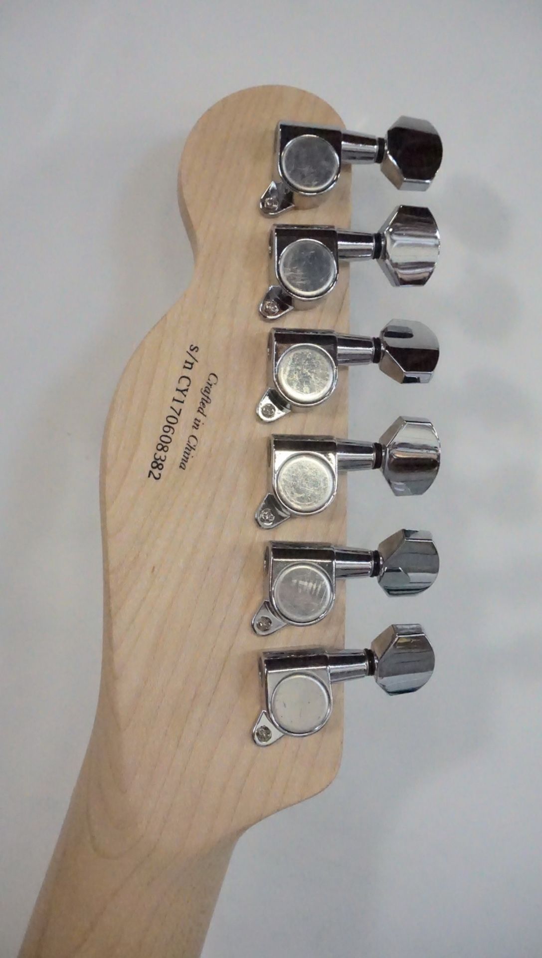 SQUIER CONTEMPORARY TELECASTER HH MN PRL WHITE ELECTRIC GUITAR (SMALL PAINT CHIP ON SIDE) - Image 6 of 6