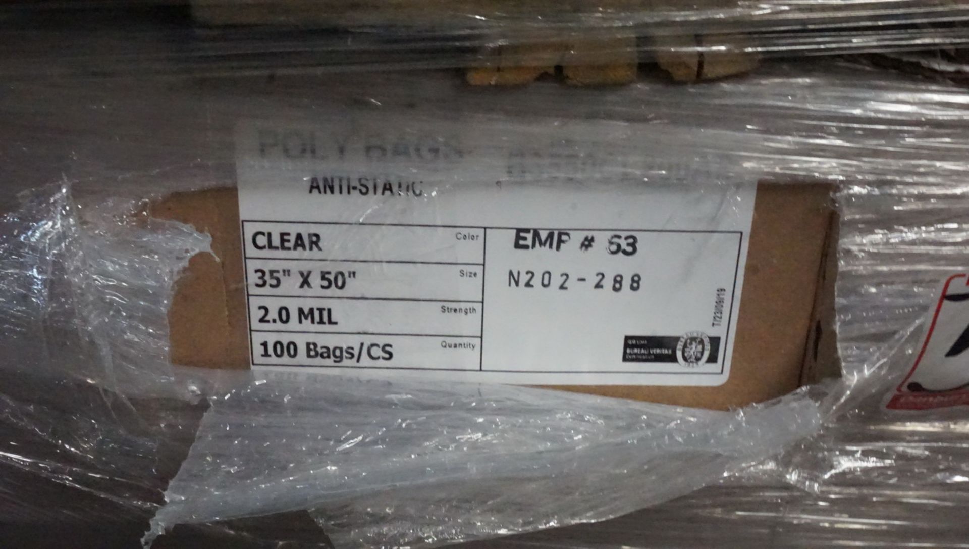 BOXES - CLEAR 35 X 50" 2MIL POLY BAGS (100 BAGS / BOX) - Image 2 of 2