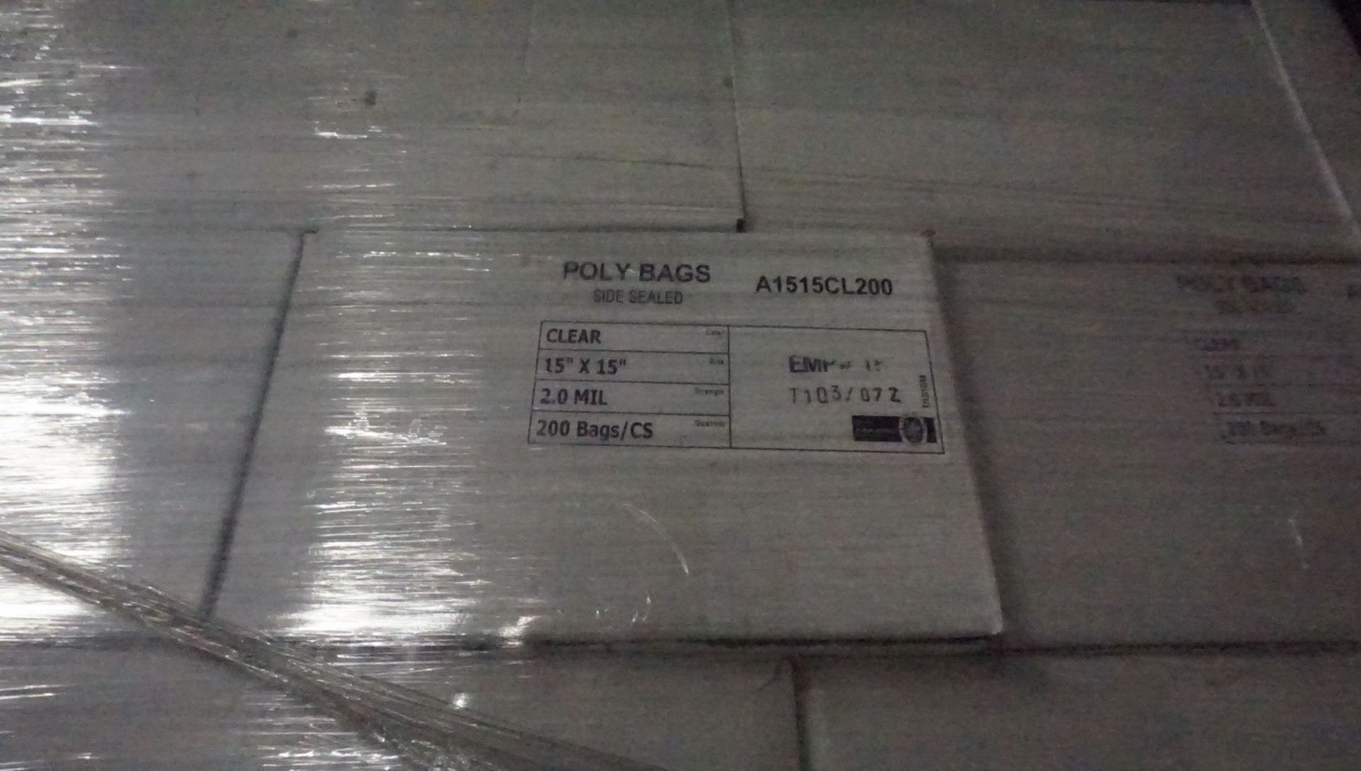 BOXES - CLEAR 15 X 15" 2.0MIL POLY BAGS (200 BAGS / BOX) - Image 2 of 2