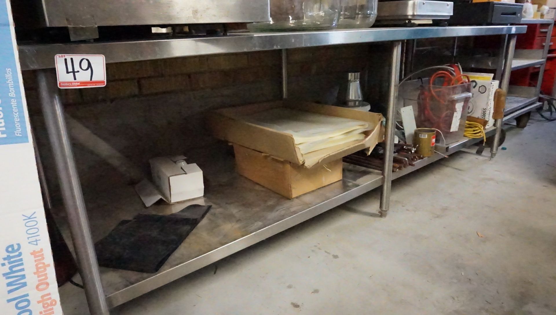 GENERAL STAINLESS 30" X 8' X 31"H PREP TABLE