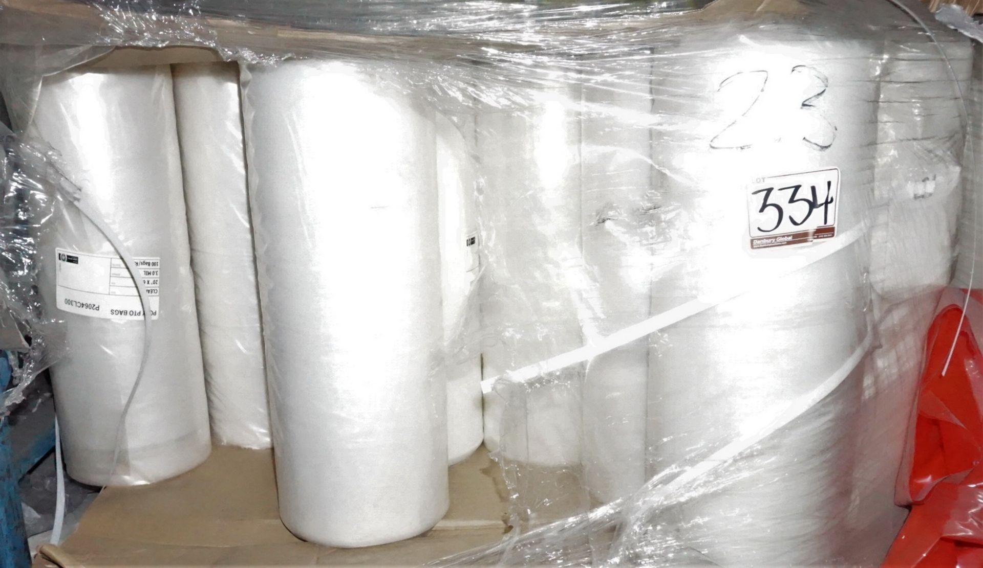 ROLLS - CLEAR 20" X 64" 3-MIL POLY BAGS (100 BAGS / ROLL)