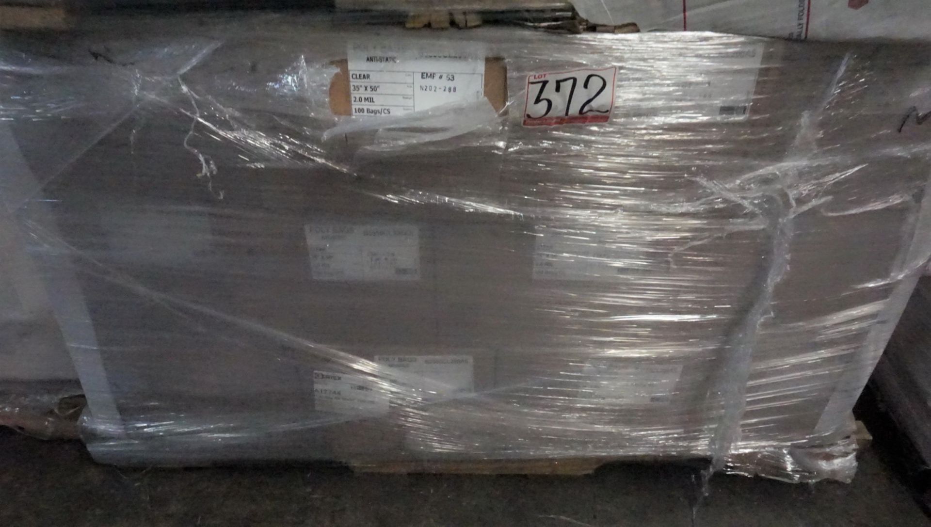 BOXES - CLEAR 35 X 50" 2MIL POLY BAGS (100 BAGS / BOX)