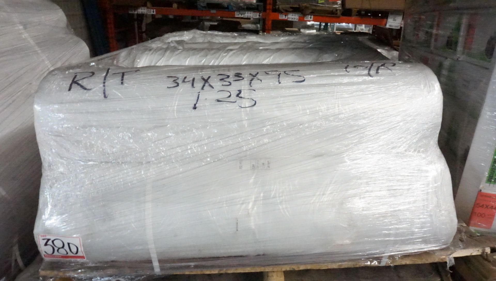 ROLLS - CLEAR 34 X 33 X 95" 1.25 MIL POLY BAGS (100 BAGS / ROLL)