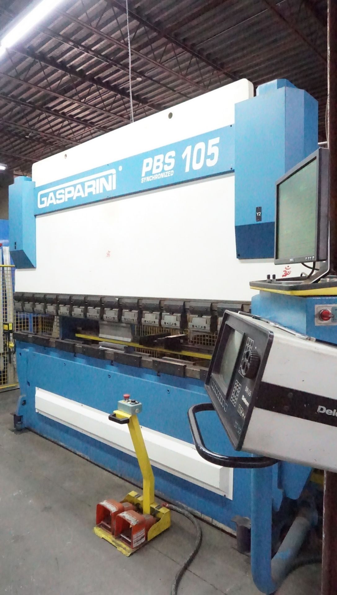 GASPARINI PBS105/3000 CNC PRESS BRAKE, W/ 4-AXIS BACK GAUGE, 105 TON CAPACITY, 122" FOLD LENGTH, 7. - Image 9 of 9