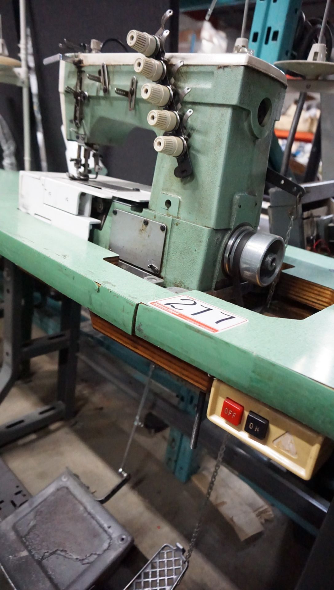 KANSAI W-8103-D 3-NEEDLE FLATBED COVERSTITCH - Image 4 of 5