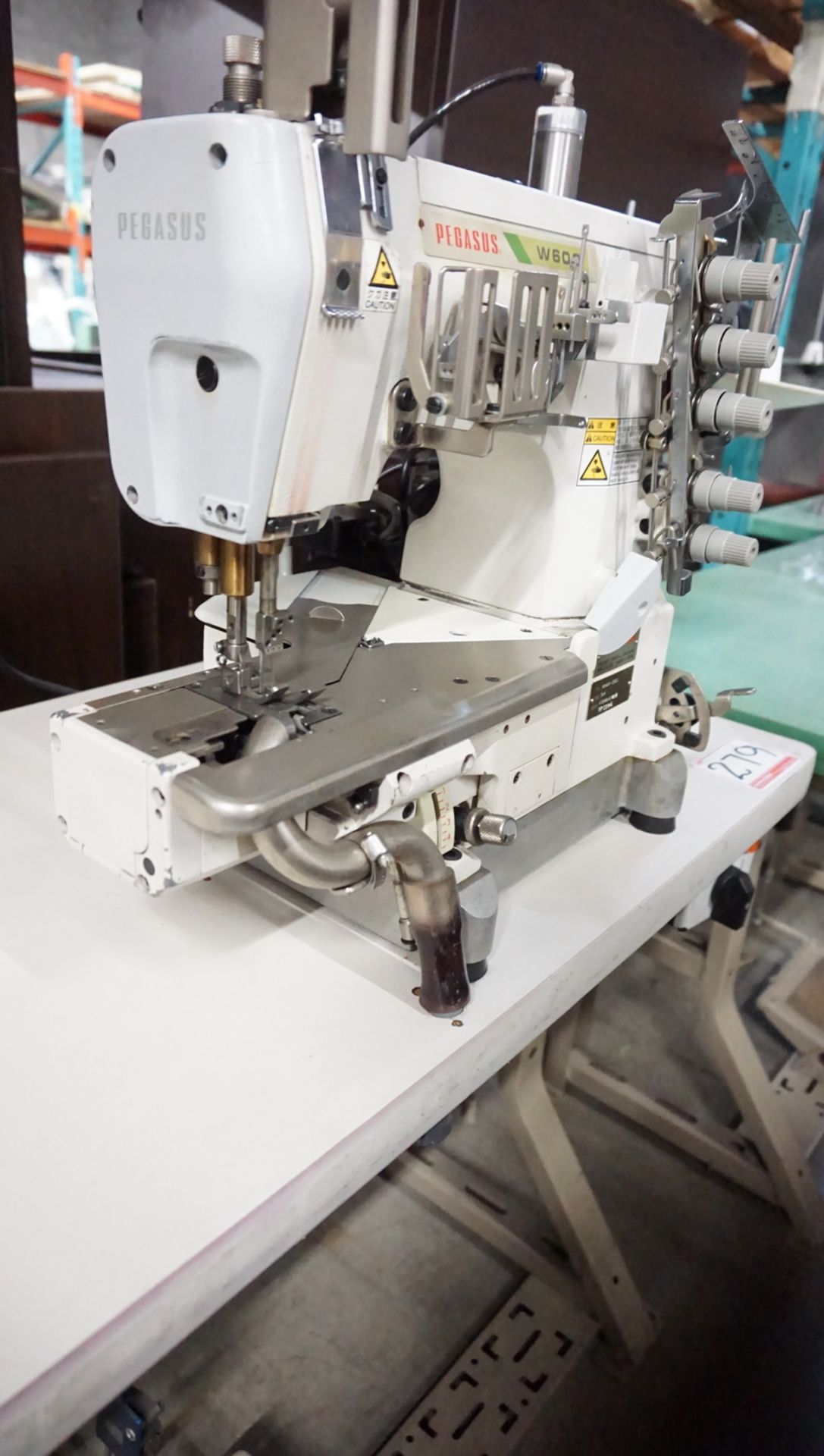 PEGASUS W644-35BC 3-NEEDLE CYLINDER BED COVERSTITCH W/ NEEDLE POSITIONER (230V) - Image 4 of 7